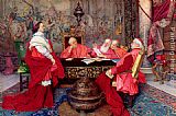 Famous Cardinal Paintings - Cardinal Richelieu And His Council